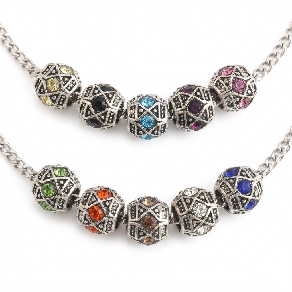 Vintage Jewelry Collection - 10 Pcs Vintage Antique Silver Color