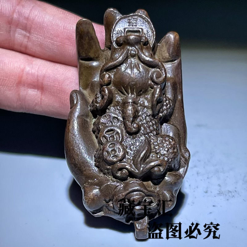 Vintage Collectible Items - Old Collection Antique Solid Brass Lucky