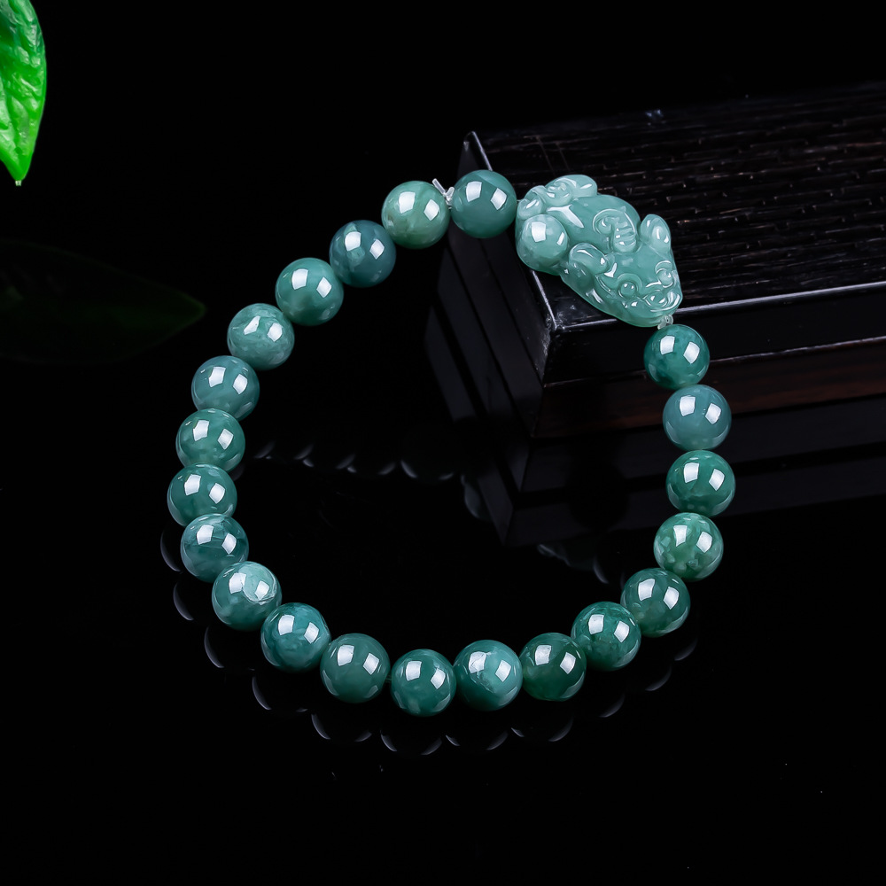 Natural Burmese Jadeite Pixiu  - Vintage Jewelry Collection 评论和价格