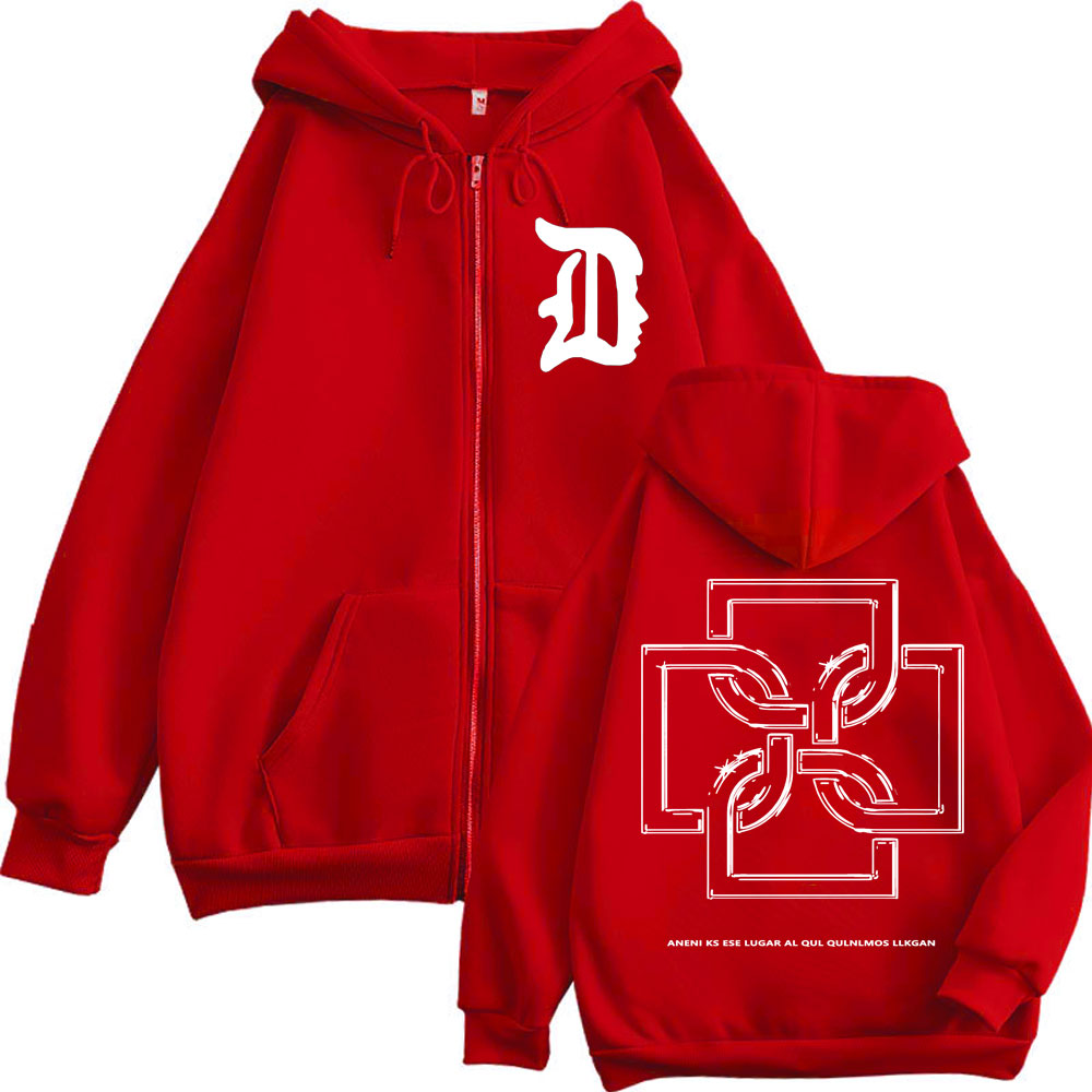 Customization Rapper Duki Logo - Vintage Zip Hoodie 评论和价格