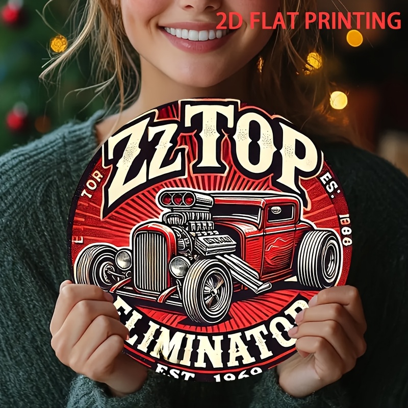 2D Flat, 1pc ZZ Top Eliminator - Vintage Collectible Plates 评论和价格