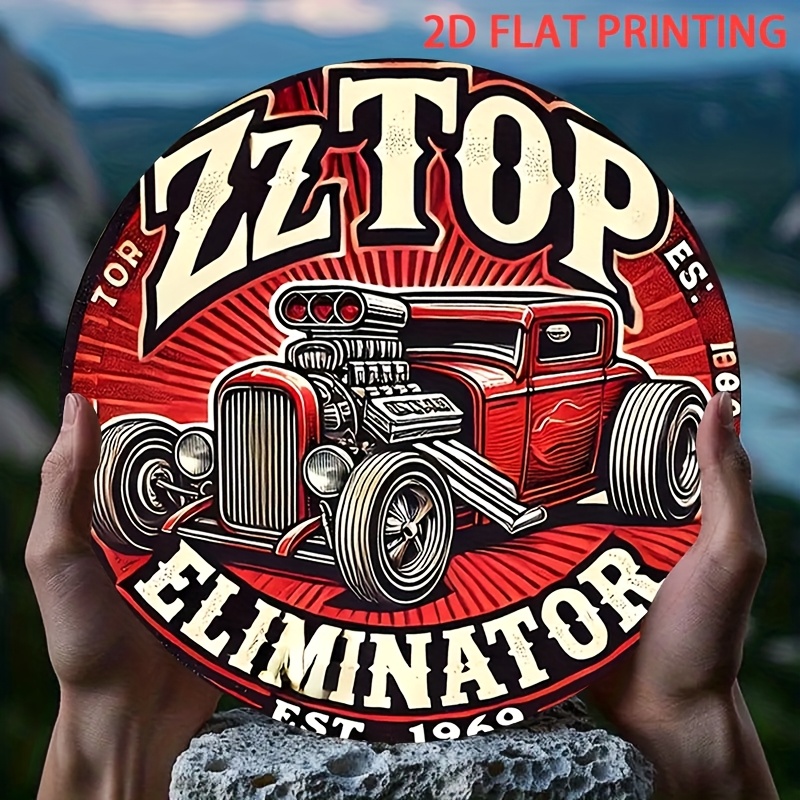 2D Flat, 1pc ZZ Top Eliminator - Vintage Collectible Plates 评论和价格