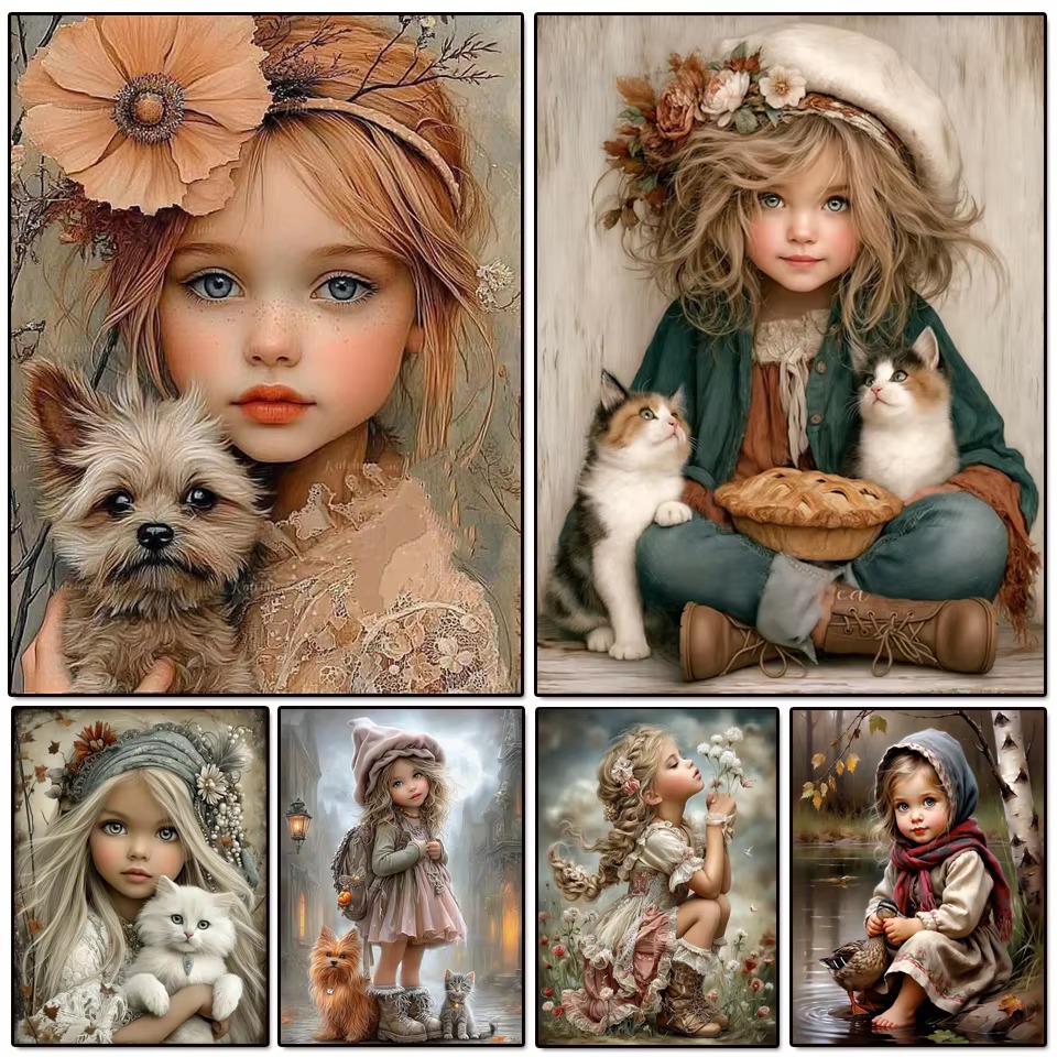 IY Diamond Painting Vintage Ru - Vintage Cartoon Collectible 评论和价格