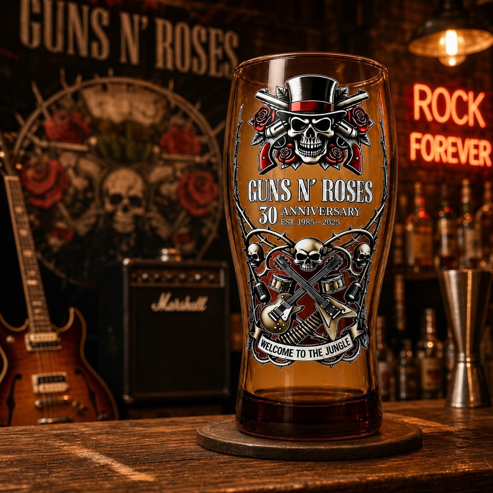Guns N' Roses Memorial Beer Mu - Vintage Collectible Glass 评论和价格