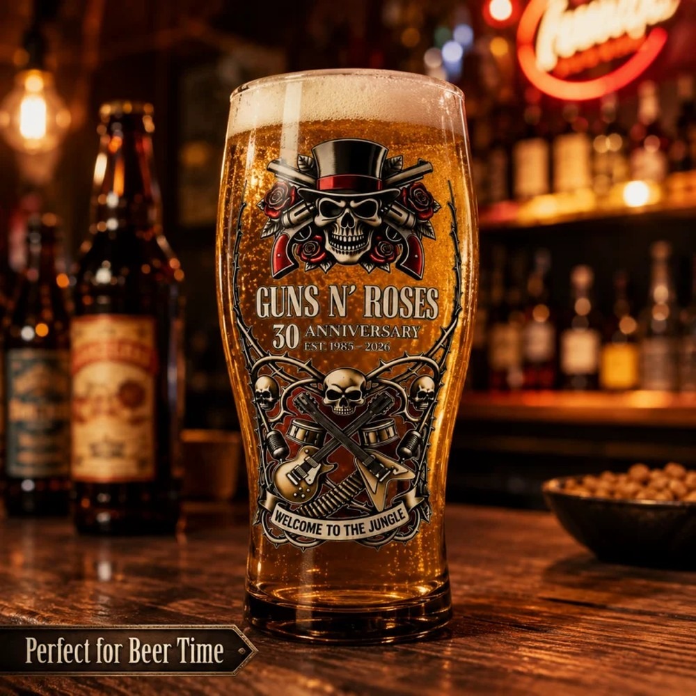 Guns N' Roses Memorial Beer Mu - Vintage Collectible Glass 评论和价格