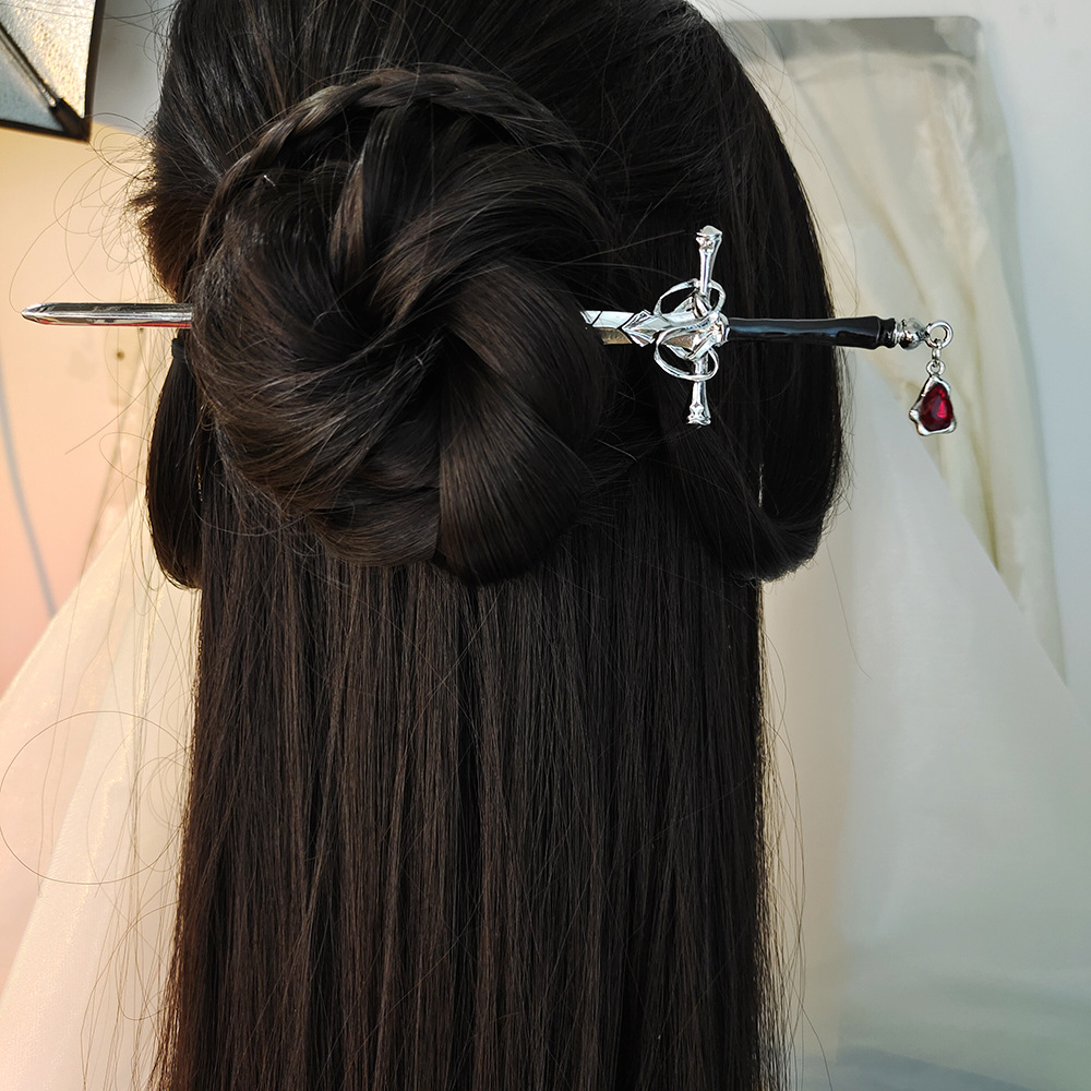 Chinese Sword Shaped Hair Stic - Vintage Jewelry Collection 评论和价格
