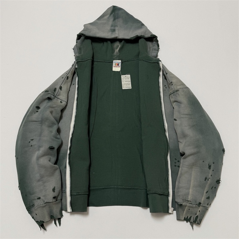 Hole Vintage SAINT Mxxxxxx Ove - Vintage Zip Hoodie 评论和价格