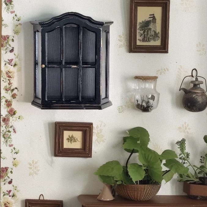 Vintage Distressed Wood Wall C - Vintage Collectible Glass 评论和价格