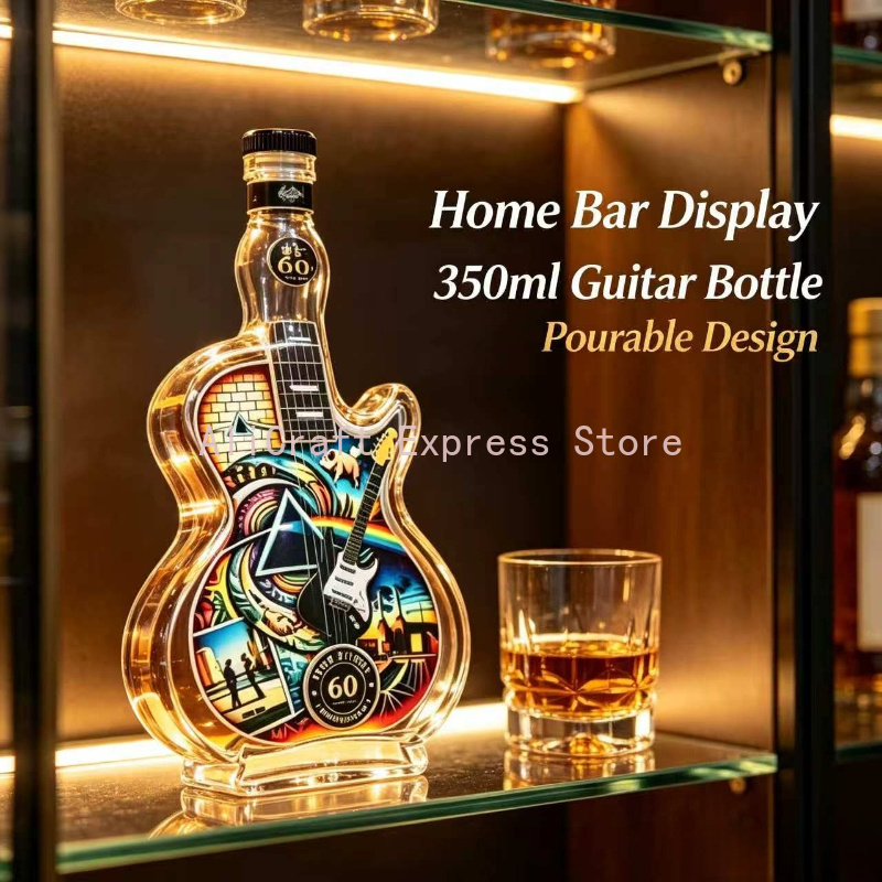 Vintage Rock Style Guitar-Axe  - Vintage Collectible Liquor Bottles 评论和价格