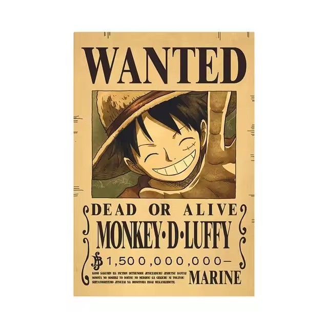 Anime One Piece Bounty Wanted  - Vintage Collectible Items 评论和价格