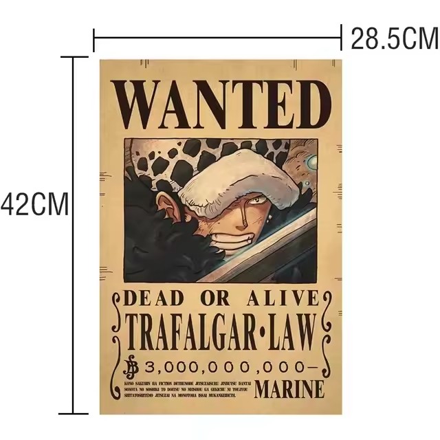 Anime One Piece Bounty Wanted  - Vintage Collectible Items 评论和价格