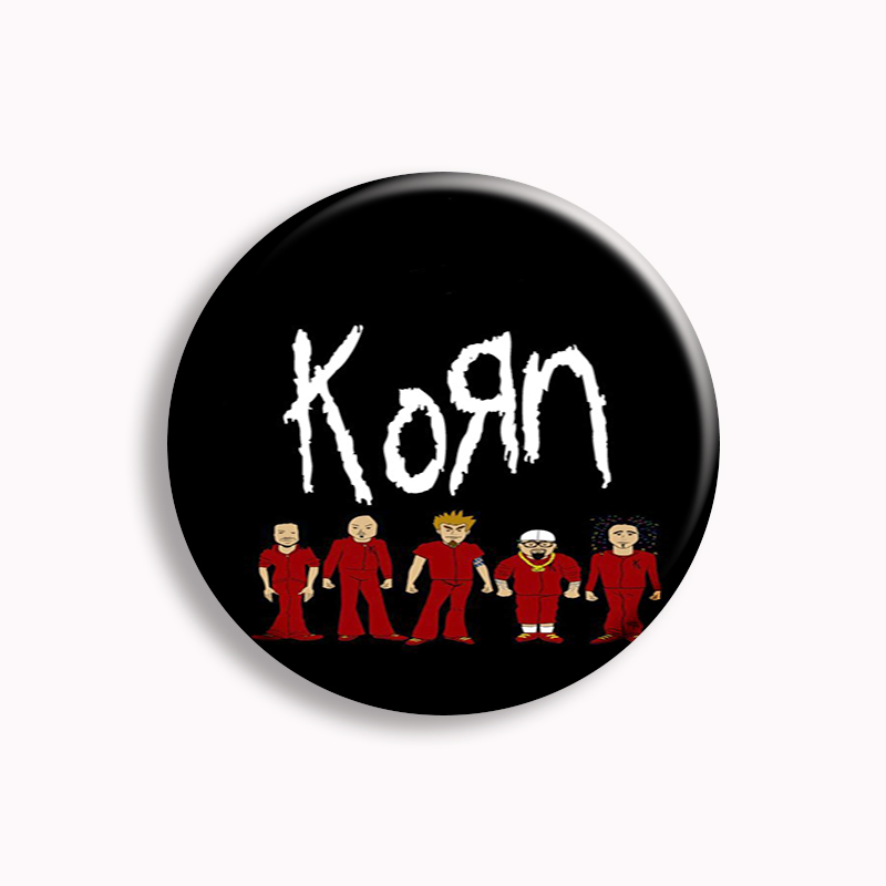 Hip Hop Korn Music Rock Band C - Collectible Vintage Brooches 评论和价格