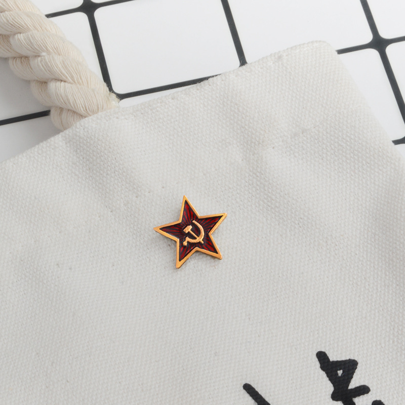 USSR Red Star Badge Lapel Pins - Collectible Vintage Brooches 评论和价格