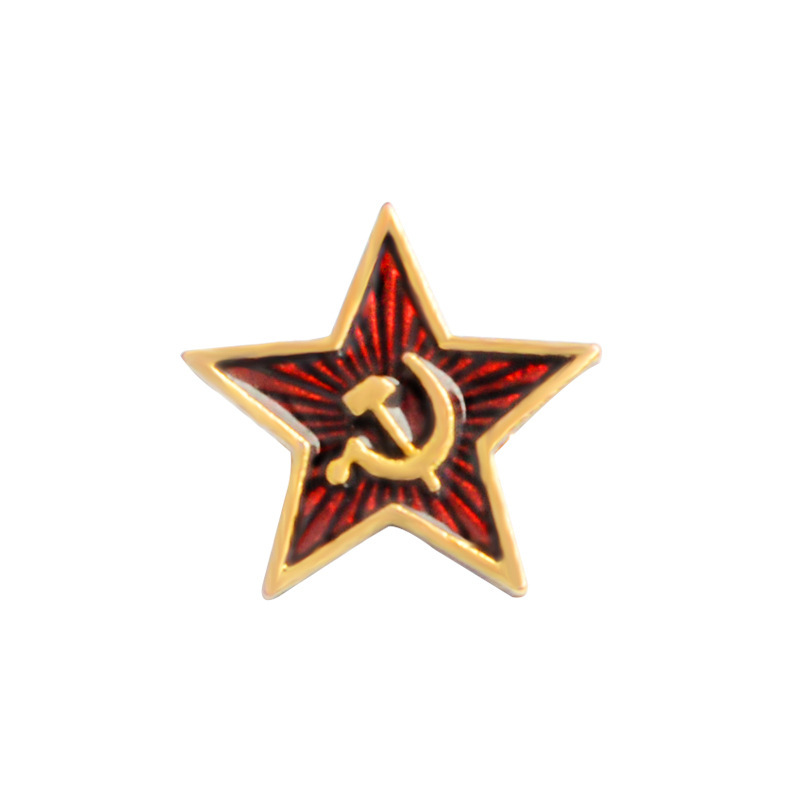 USSR Red Star Badge Lapel Pins - Collectible Vintage Brooches 评论和价格