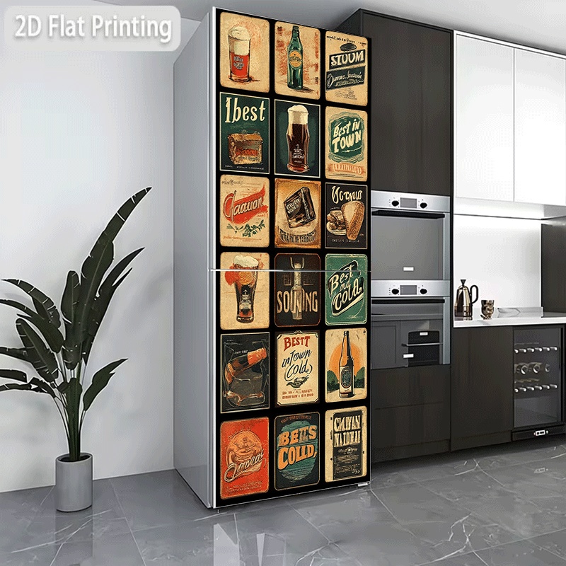 Refrigerator Sticker, Refriger - Vintage Cartoon Collectible 评论和价格