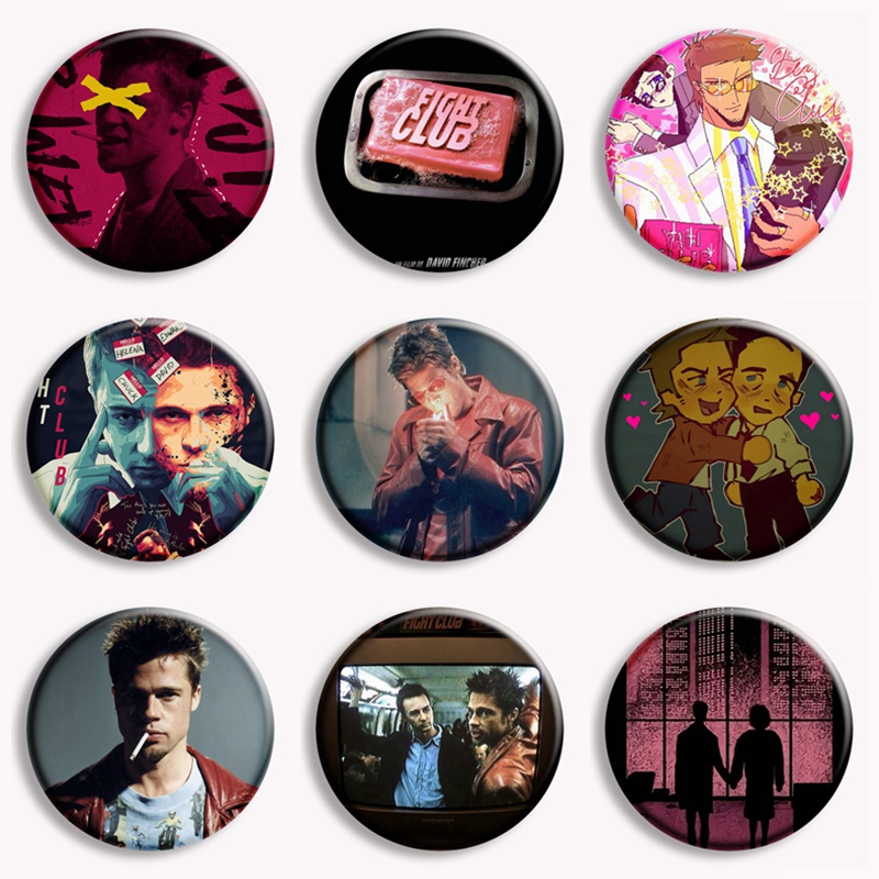 Retro Classic Movie Fight Club - Collectible Vintage Brooches 评论和价格