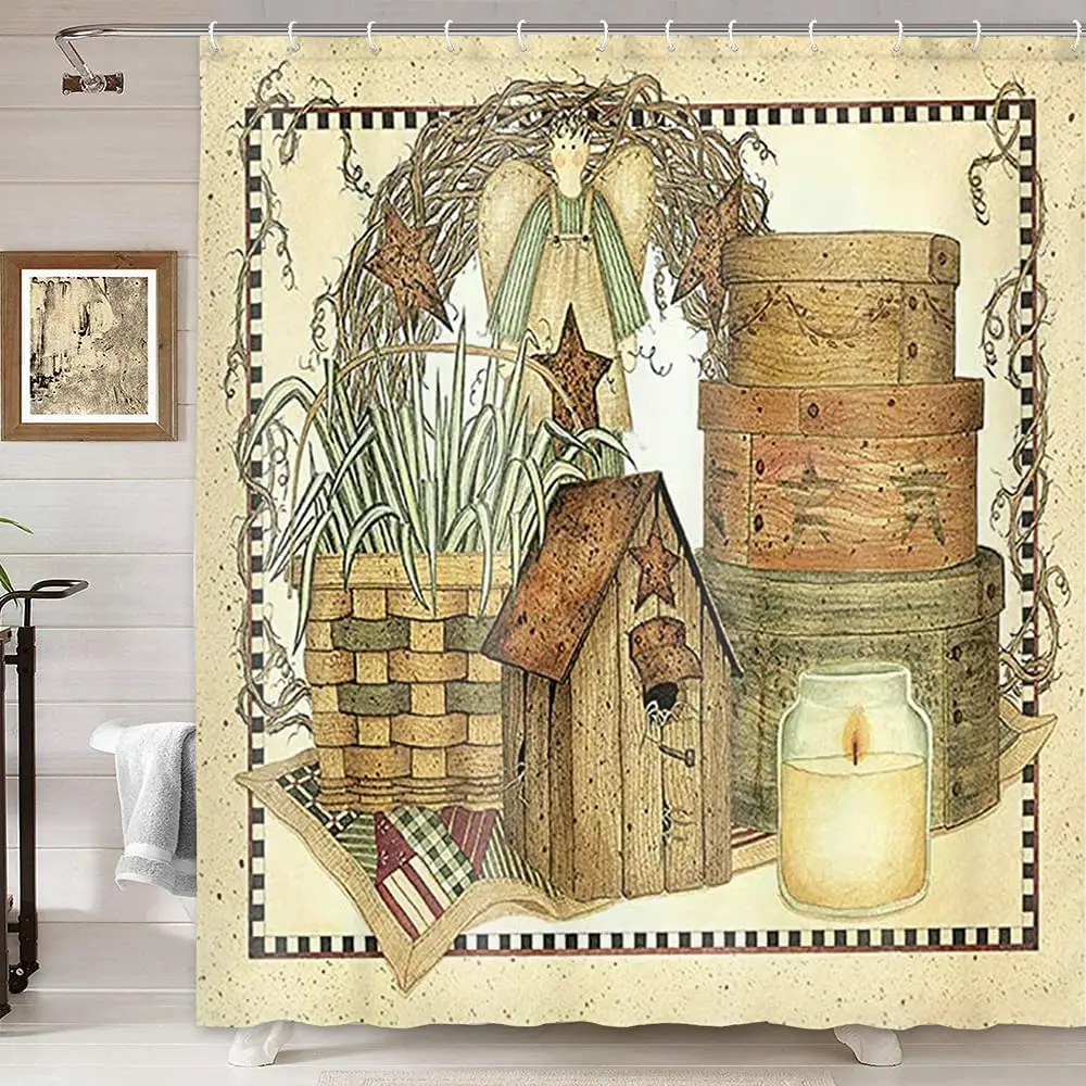 Vintage Rustic Decor Shower Cu - Vintage Cartoon Collectible 评论和价格