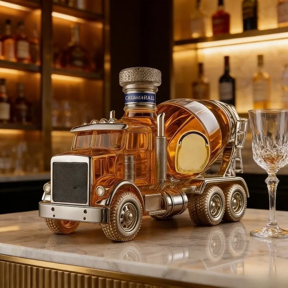 Vintage Truck Glass Whiskey De - Vintage Collectible Liquor Bottles 评论和价格